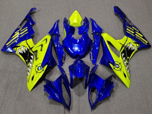 Carenados Moto BMW S1000RR 2009-2014 - Amarillo Azul Tiburón Fábrica