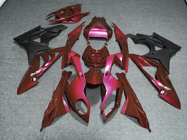 Kits Carenado Moto BMW S1000RR 2009-2014 - Rojo Negro Mate Fábrica