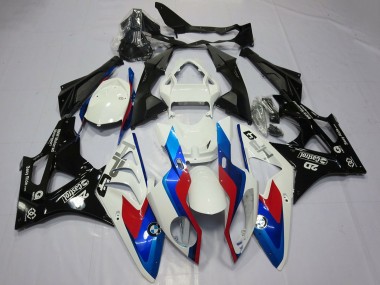 Carenados Moto BMW S1000RR 2009-2014 - Blanco Rojo Azul Negro Brillante Castrol OEM Estilo Fábrica