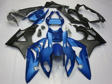Kits Carenado Moto BMW S1000RR 2009-2014 - Azul Negro Mate Fábrica