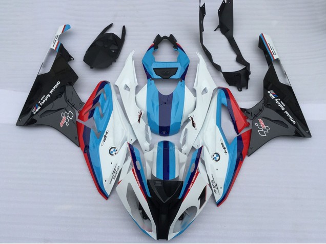 Carenados Moto BMW S1000RR 2009-2014 - Blanco Rojo Azul Claro Negro Brillante OEM Estilo Fábrica