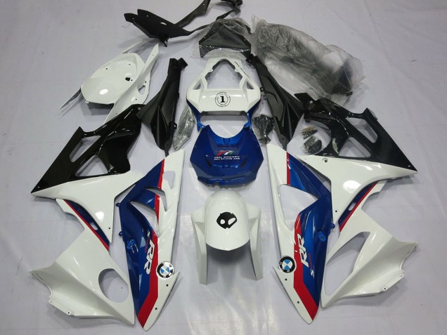 Carenado Moto BMW S1000RR 2009-2014 - Blanco Rojo Azul Negro Brillante Fábrica