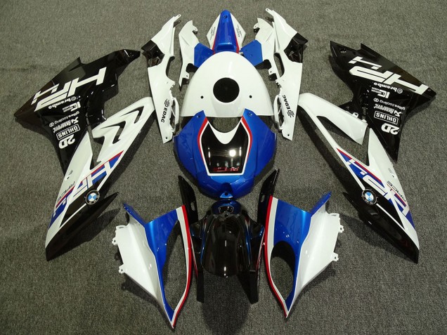 Carenados Moto BMW S1000RR 2009-2014 - Blanco Rojo Azul Negro Brillante HP Fábrica