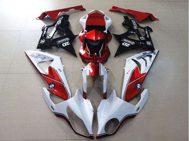 Carenados Moto BMW S1000RR 2009-2014 - Blanco Rojo Negro Brillante Fábrica