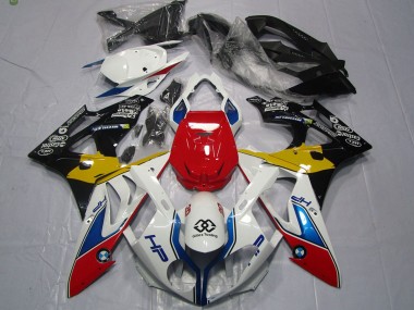 Carenados Moto BMW S1000RR 2009-2014 - Blanco Amarillo Rojo Negro Azul HP Fábrica