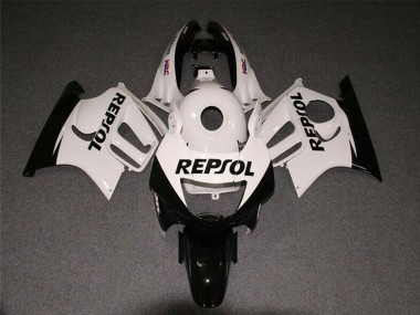 Carenados Moto Honda CBR600 F3 1997-1998 - Blanco Negro Brillante Repsol Fábrica