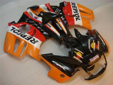 Carenados Moto Honda CBR600 F3 1995-1996 - Naranja Blanco Rojo Negro Brillante Repsol Fábrica