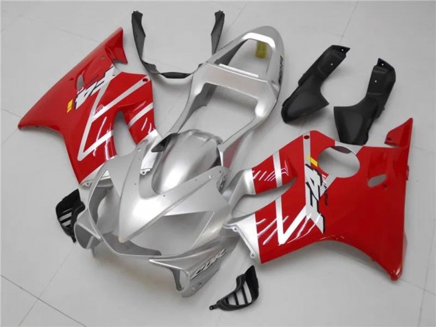 Kits Carenados Moto Honda CBR600 F4i 2001-2003 - Plata Rojo Fábrica