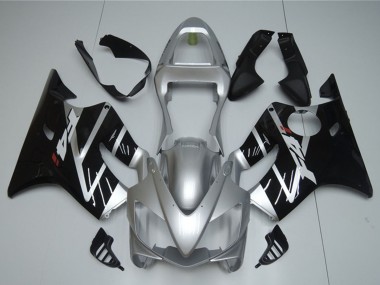 Carenado Moto Honda CBR600 F4i 2001-2003 - Plata Negro Brillante Fábrica