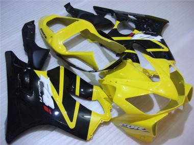 Carenado Moto Honda CBR600 F4i 2001-2003 - Amarillo Negro Brillante Fábrica