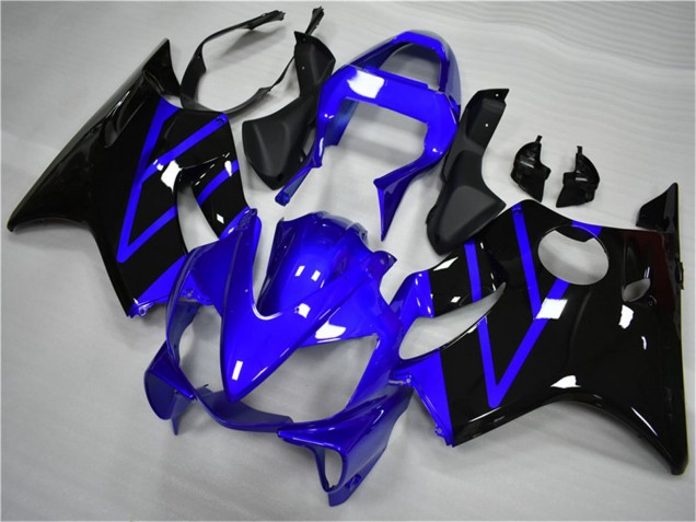 Carenado Moto Honda CBR600 F4i 2001-2003 - Azul Negro Brillante Fábrica