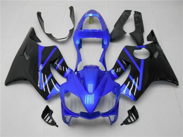 Carenado Moto Honda CBR600 F4i 2001-2003 - Azul Negro Brillante Fábrica