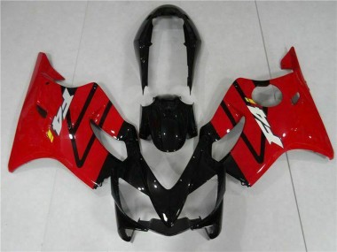 Carenado Moto Honda CBR600 F4i 2004-2007 - Rojo Negro Brillante Fábrica