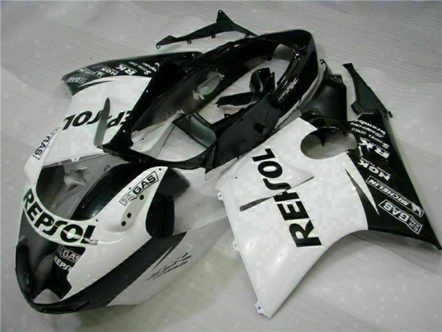 Carenados Moto Honda CBR1100XX Blackbird 1996-2007 - Blanco Negro Brillante Repsol Fábrica
