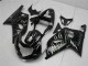 Carenados Moto Suzuki GSXR 600/750 2001-2003 - Negro Brillante Plata Llama Fábrica