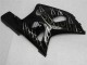 Carenados Moto Suzuki GSXR 600/750 2001-2003 - Negro Brillante Plata Llama Fábrica