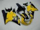 Carenados Moto Suzuki GSXR 600/750 2001-2003 - Amarillo Azul Oscuro Negro Brillante Fábrica