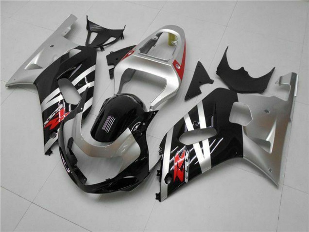 Carenados Moto Suzuki GSXR 600/750 2001-2003 - Plata Negro Brillante Rojo Fábrica