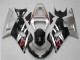 Carenados Moto Suzuki GSXR 600/750 2001-2003 - Plata Negro Brillante Rojo Fábrica