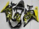Carenados Moto Suzuki GSXR 600/750 2001-2003 - Negro Brillante Amarillo Llama Fábrica