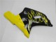 Carenados Moto Suzuki GSXR 600/750 2001-2003 - Negro Brillante Amarillo Llama Fábrica