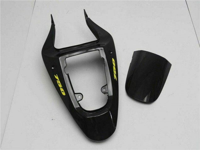 Carenados Moto Suzuki GSXR 600/750 2001-2003 - Negro Brillante Amarillo Llama Fábrica