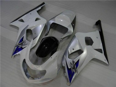 Carenados Moto Suzuki GSXR 600/750 2001-2003 - Blanco Plata Azul Negro Fábrica