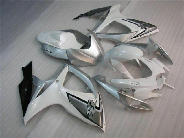 Carenados Moto Suzuki GSXR 600/750 2006-2007 - Blanco Plata Fábrica