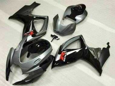 Carenados Moto Suzuki GSXR 600/750 2006-2007 - Plata Gris Negro Brillante Rojo Fábrica