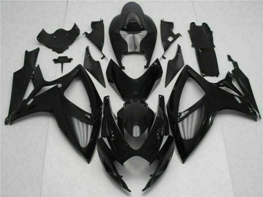 Kits Carenado Moto Suzuki GSXR 600/750 2006-2007 - Negro Brillante Fábrica