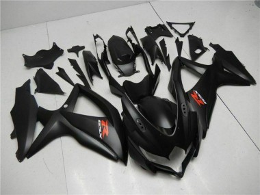 Carenados Moto Suzuki GSXR 600/750 2008-2010 - Negro Mate Rojo Fábrica