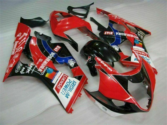 Carenados Moto Suzuki GSXR 1000 2003-2004 - Rojo Negro Azul Yoshimura Fábrica