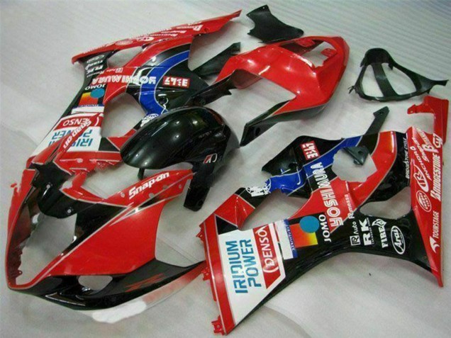 Carenados Moto Suzuki GSXR 1000 2003-2004 - Rojo Negro Azul Yoshimura Fábrica