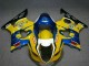 Carenados Moto Suzuki GSXR 1000 2003-2004 - Amarillo Azul Blanco Rojo Corona Motul Fábrica