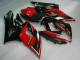 Carenados Moto Suzuki GSXR 1000 2005-2006 - Rojo Negro Brillante Negro Mate Fábrica