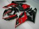 Carenados Moto Suzuki GSXR 1000 2005-2006 - Rojo Negro Brillante Negro Mate Fábrica