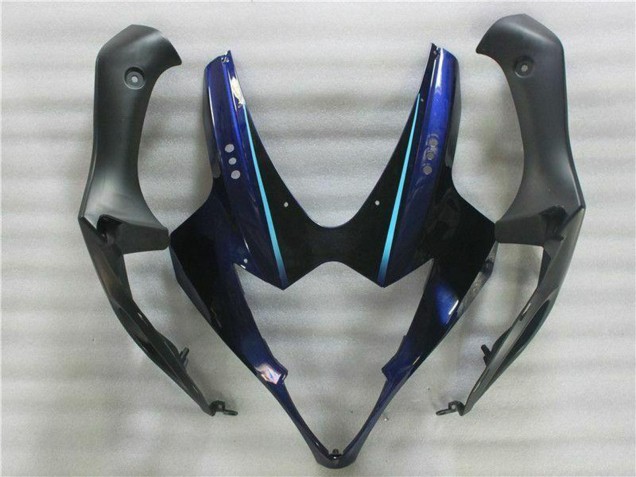 Kits Carenado Moto Suzuki GSXR 1000 2005-2006 - Blanco Azul Negro Brillante Fábrica