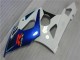 Kits Carenado Moto Suzuki GSXR 1000 2005-2006 - Blanco Azul Negro Brillante Fábrica