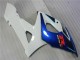 Kits Carenado Moto Suzuki GSXR 1000 2005-2006 - Blanco Azul Negro Brillante Fábrica