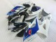 Kits Carenado Moto Suzuki GSXR 1000 2005-2006 - Blanco Azul Negro Brillante Fábrica