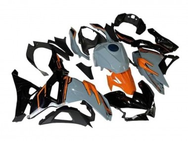 Carenados Moto Kawasaki Ninja 500 EX500R 2024-2025 - Nardo Gris Naranja Negro Fábrica