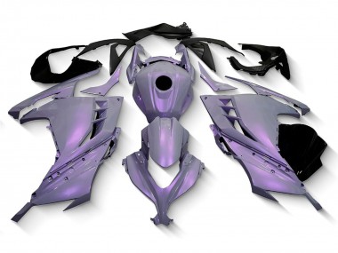 Carenados Moto Kawasaki EX300 2013-2024 - Camaleón Gris Dazz Púrpura Perla Fábrica