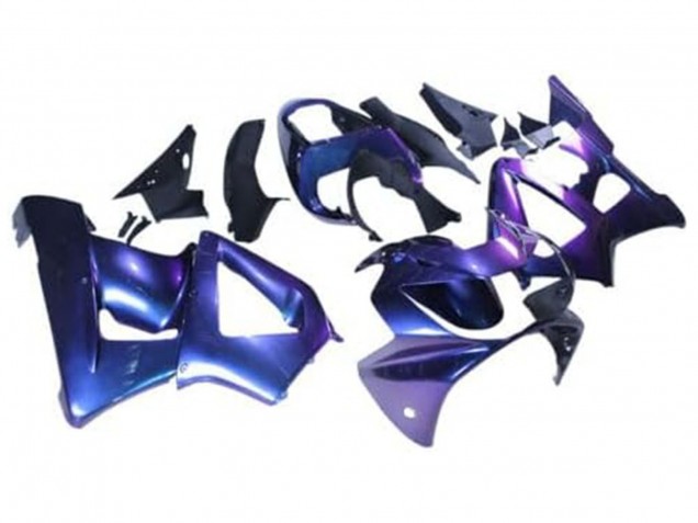 Carenados Moto Honda CBR900RR 929 2000-2001 - Camaleón Azul Púrpura Fábrica