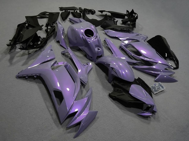 Carenados Moto Kawasaki Ninja 650 EX650 2020-2025 - Camaleón Gris Dazz Púrpura Perla Fábrica