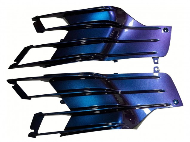 Carenados Moto Kawasaki ZX14R ZZR1400 2012-2024 - Camaleón Azul Púrpura Fábrica