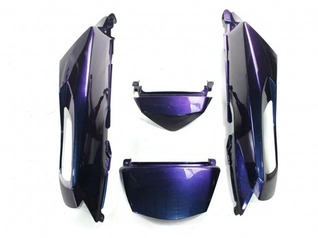 Carenados Moto Kawasaki ZX14R ZZR1400 2006-2011 - Camaleón Azul Púrpura Fábrica