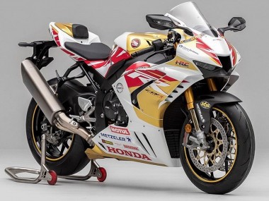 Carenado Moto Honda CBR1000RR-R 2020-2023 - Blanco Rojo Oro Motul Fábrica
