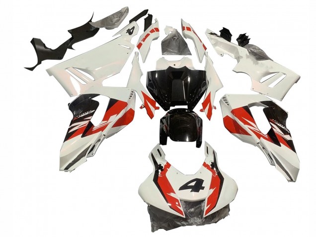 Carenados Moto Honda CBR1000RR-R 2020-2023 - Blanco Rojo Negro Brillante 4 Fábrica