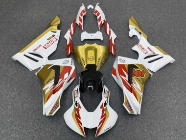 Carenados Moto Honda CBR1000RR-R 2020-2023 - Blanco Rojo Oro Motul Fábrica