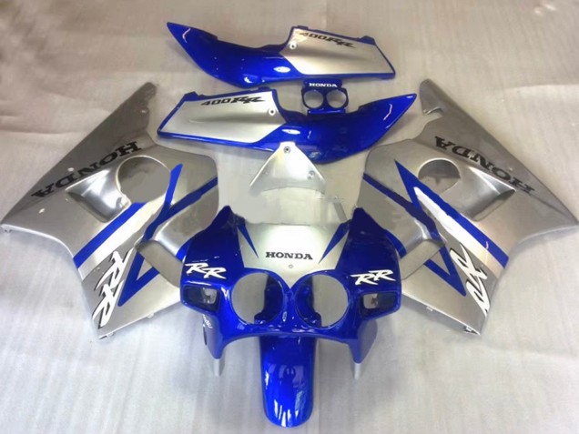Carenados Moto Honda CBR400RR NC23 1987-1989 - Plata Azul Fábrica